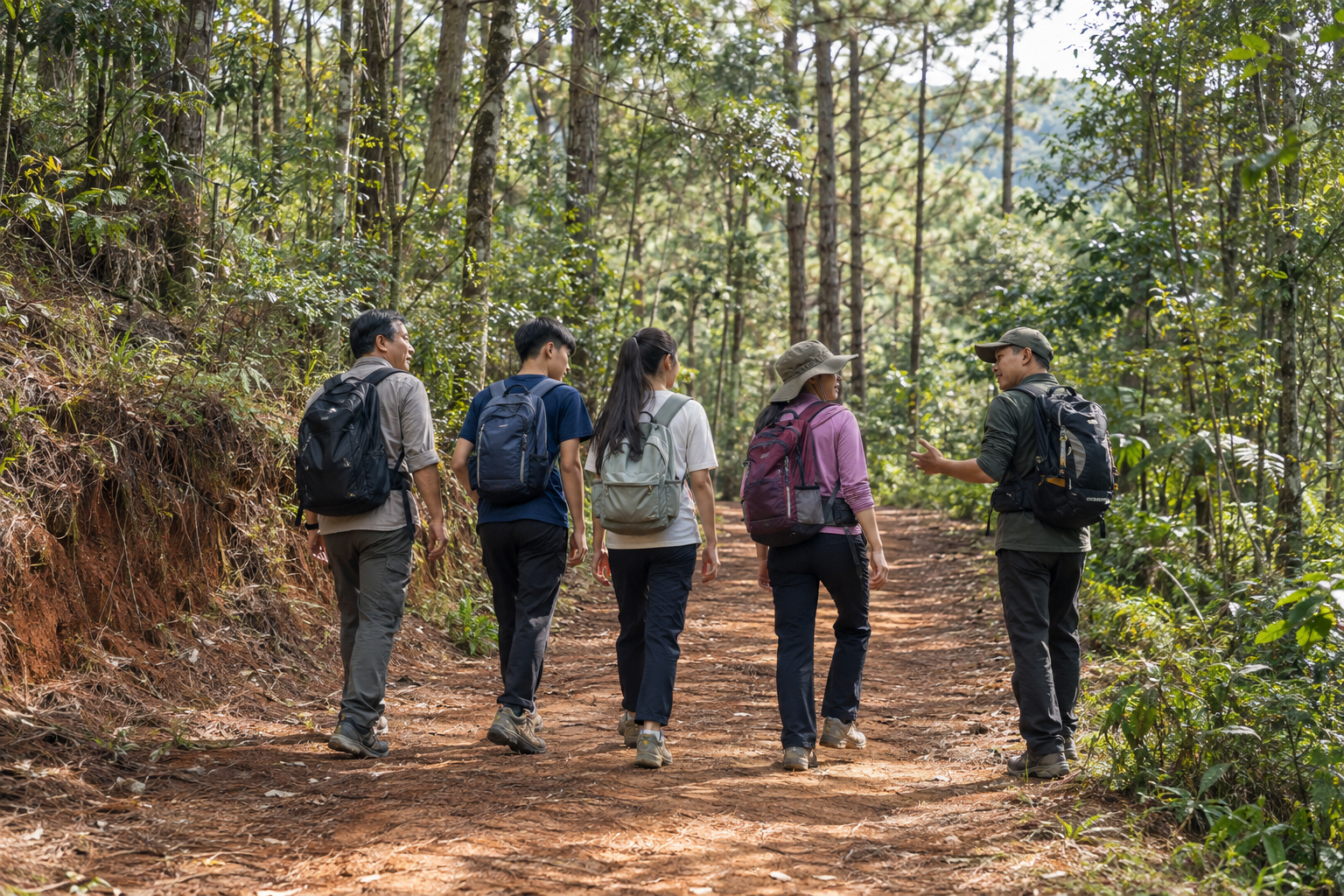 Tour trekking Măng Đen cho gia đình có trẻ lớn