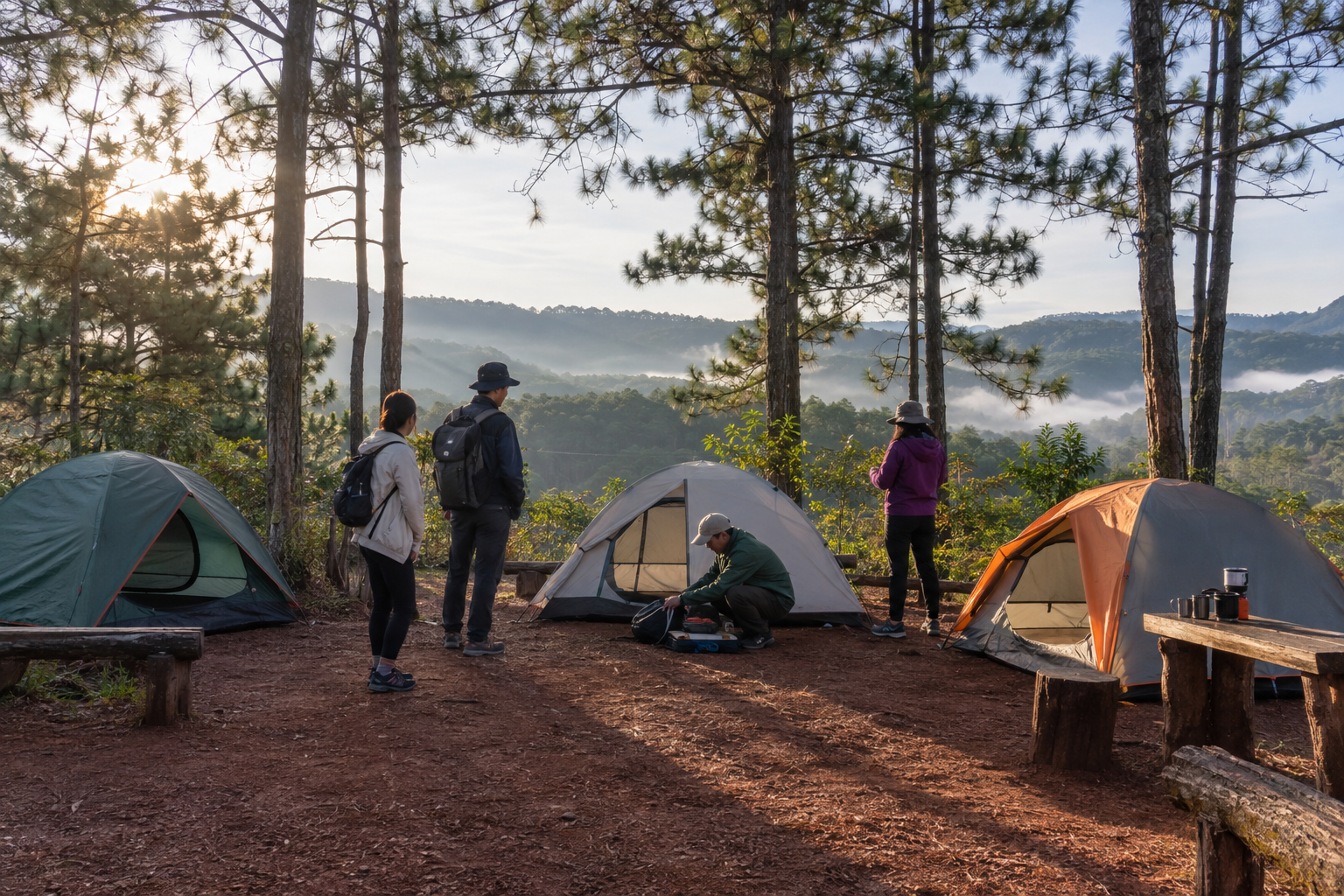 Tour camping Măng Đen 2 ngày 1 đêm