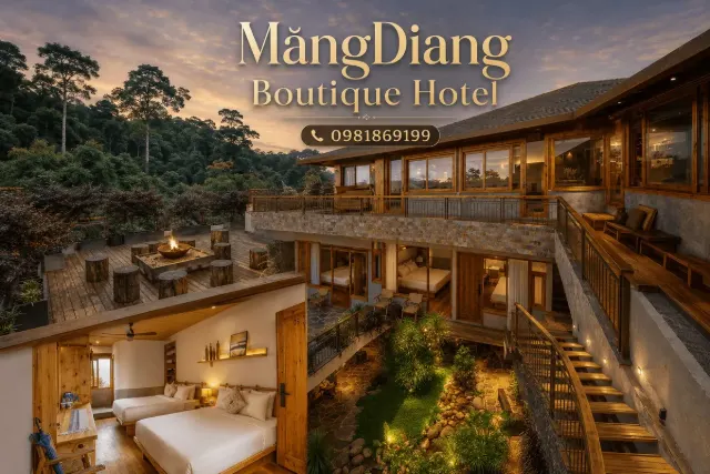 Hình ảnh Măng Diang Boutique Hotel tại Măng Đen